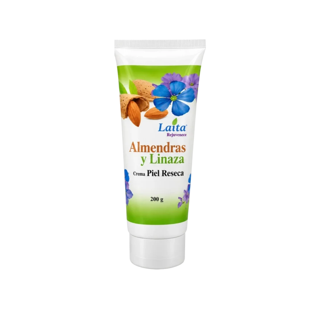 Crema para piel reseca con Almendras 1 Crema almendra 200g scaled